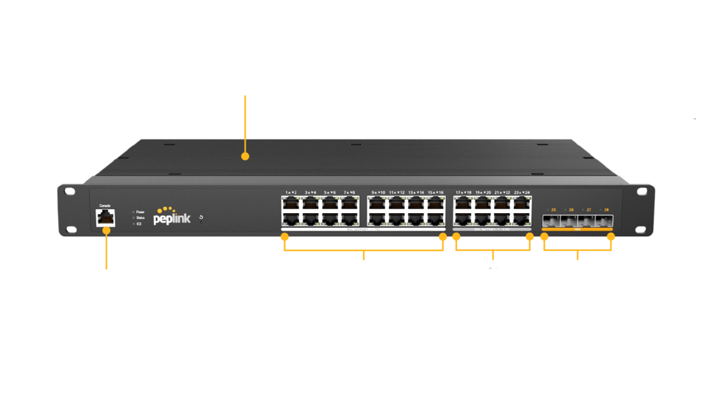 Peplink Rugged 24-Port Switch